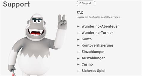 wunderino hotline|Kontakt .
